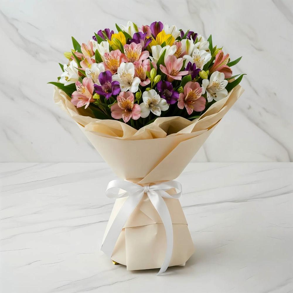 Букет цветов из: Альстромерии в Мантурове Курской области