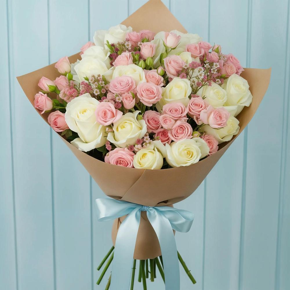 Букет цветов из: Розы в Мантурове Курской области