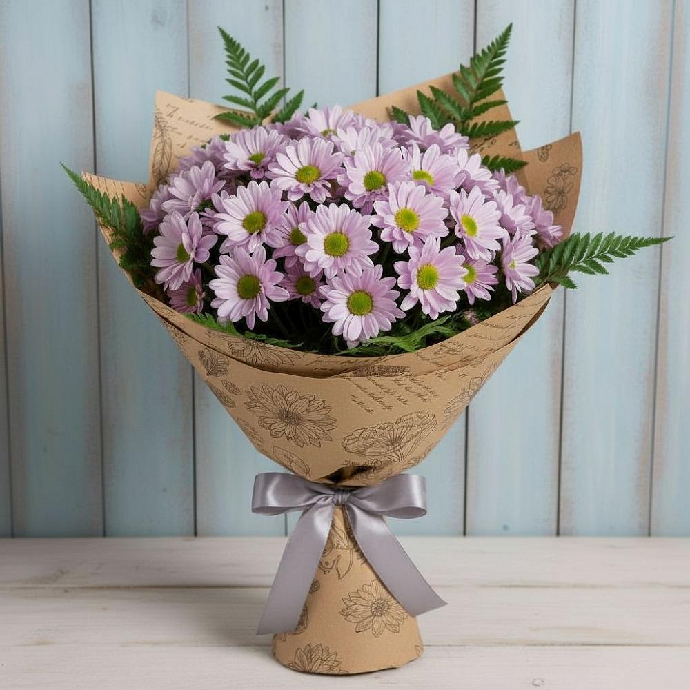 Букет цветов из: Хризантемы в Мантурове Курской области