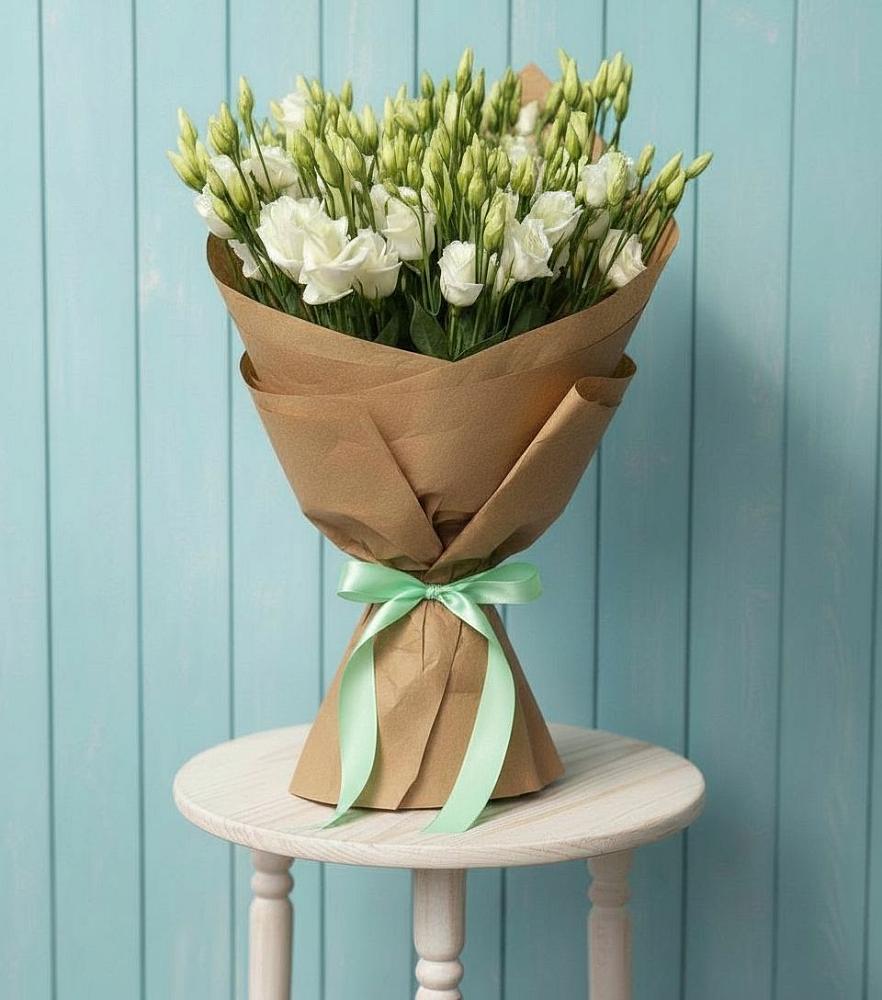 Букет цветов из: Лизиантусы в Мантурове Курской области