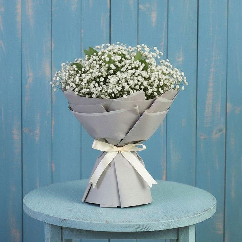 Букет цветов из: Гипсофила в Мантурове Курской области