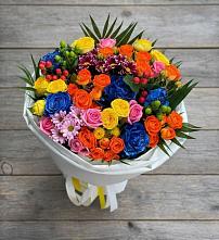 Букет цветов из:  Розы и Хризантемы в Мантурове Курской области