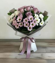 Букет цветов из:  Хризантемы и Розы #REPLACE_PRED# Мантурове Курской области