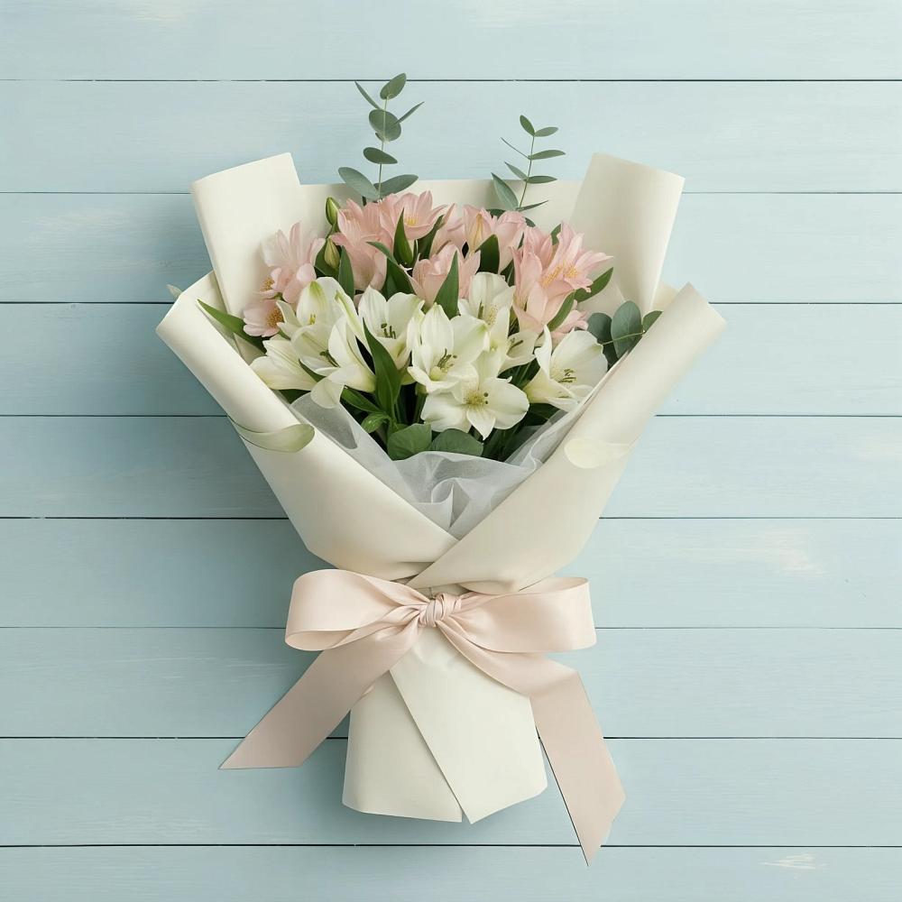 Букет цветов из: Альстромерии в Мантурове Курской области