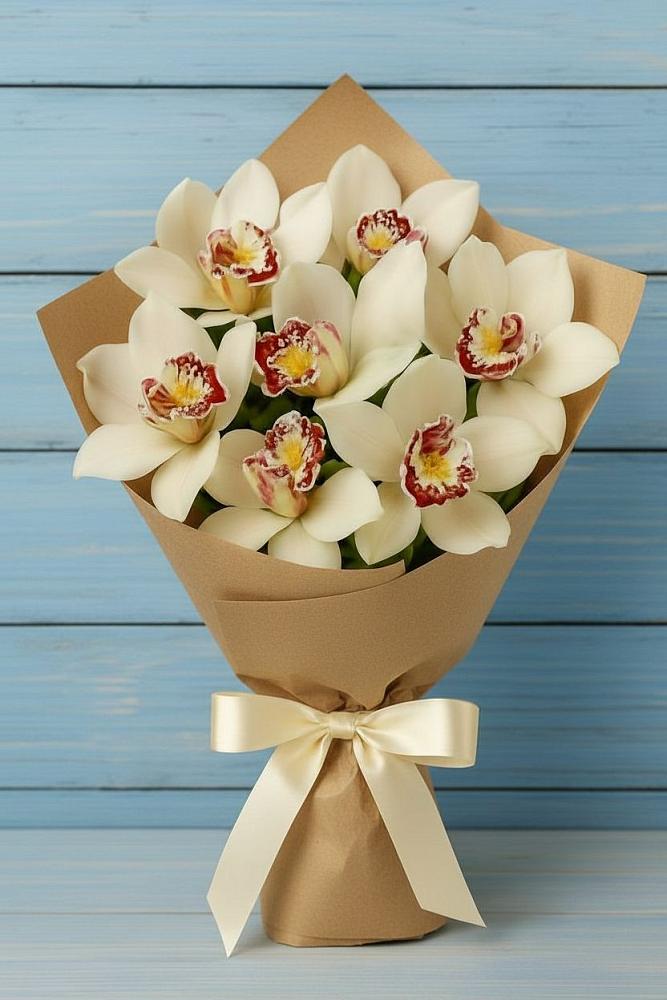 Букет цветов из: Орхидеи и Розы в Мантурове Курской области